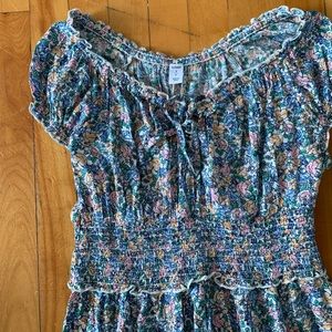 Old navy maxi dress / Women’s S / blue floral